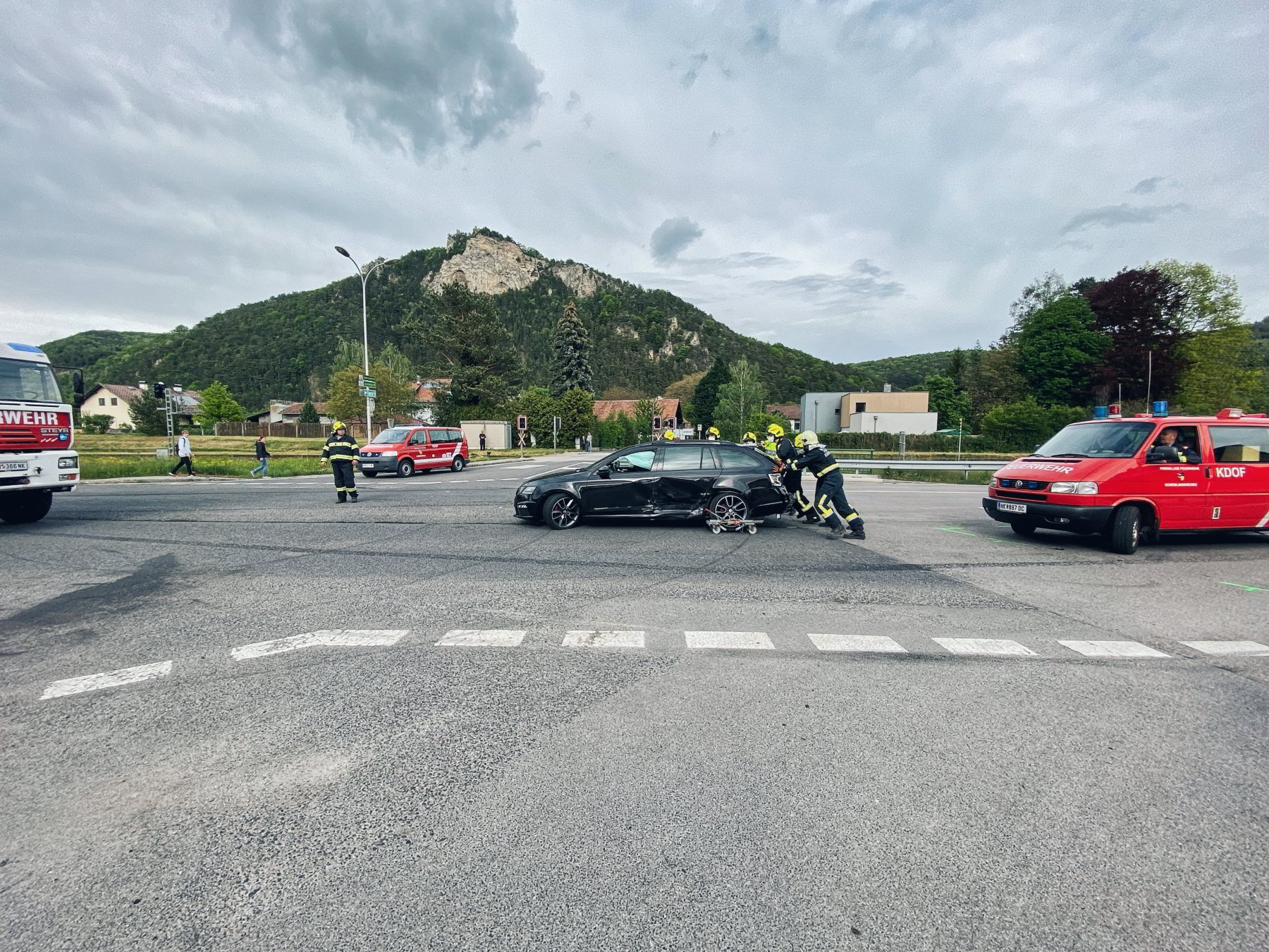 Verkehrsunfall in Gleißenfeld