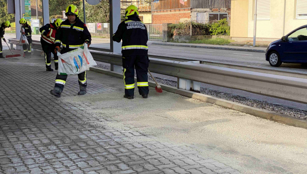 ca. 40 Liter Diesel ausgetreten