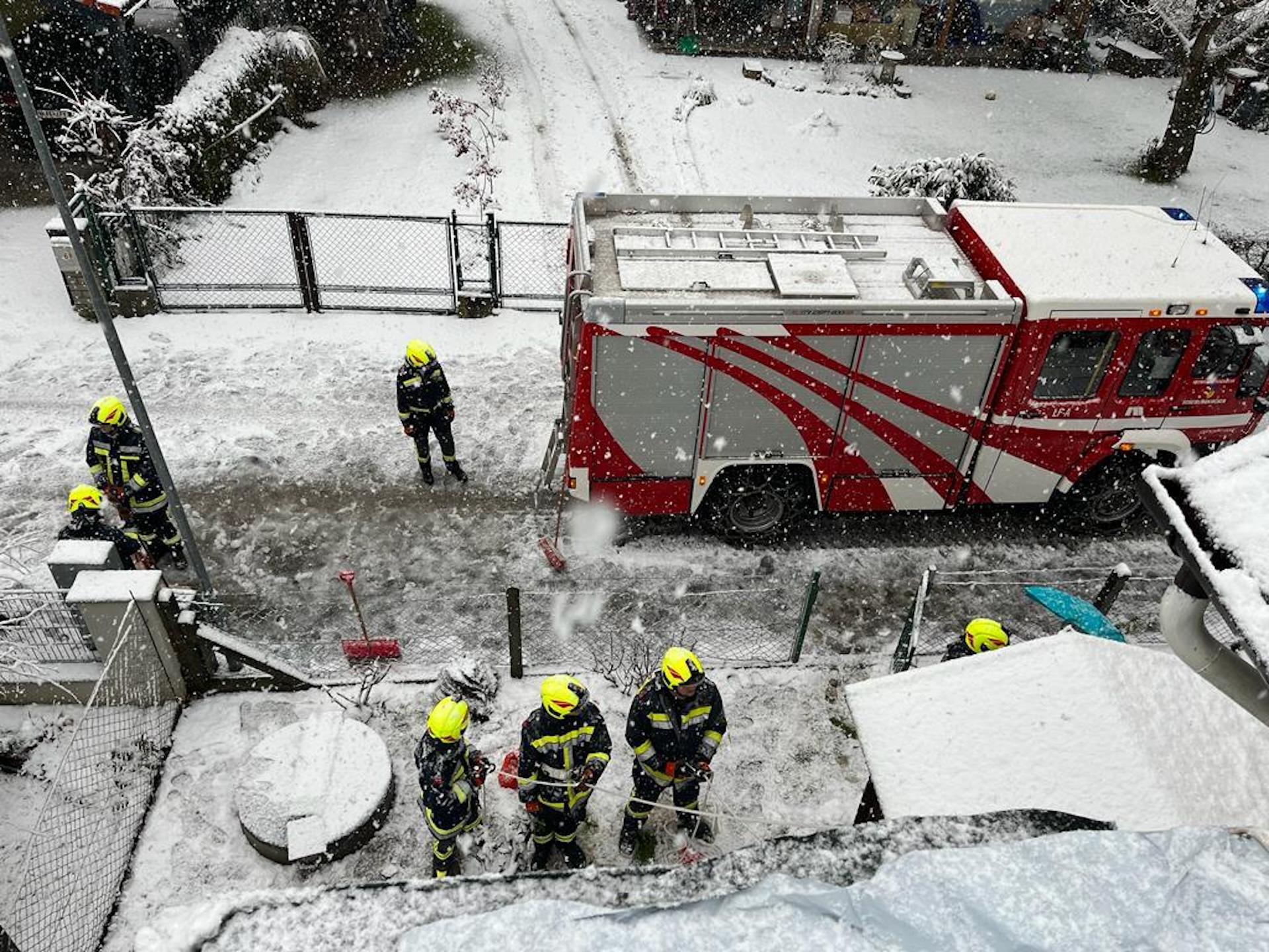 Wassereintritt durch Schneemassen